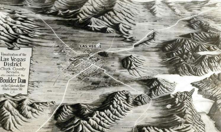 Boulder Dam Map