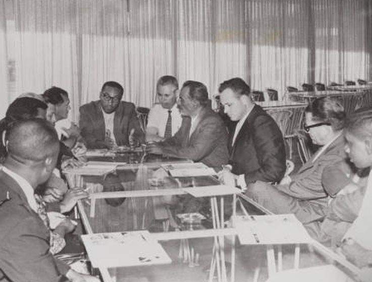 1960 Las Vegas Civic Leaders and NAACP meeting